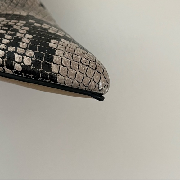 Marc Fisher Ragni Snakeskin Leather Pointed Toe Heeled Mules Women’s Size 11 - Picture 12 of 12